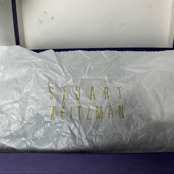 Stuart Weitzman Black Suede Heels w/Buckle Sz 8.5 - Picture 13 of 13